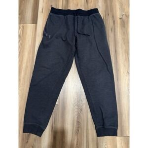 Under Armour Sweatpants Men's Large Dark Gray Pockets Drawstring Joggers